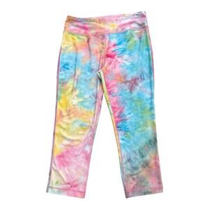 VOGO ATHLETICA Womens Size Medium Tie Dye Cropped Athletic Yoga Leggings Pants